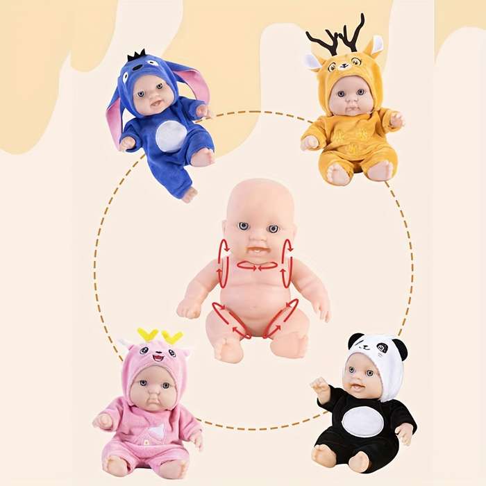 Toy Dolls color White Bunny Baby