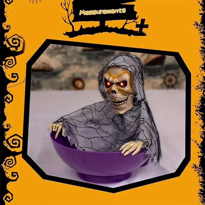 Halloween Decorations Items Halloween Candy Bowl Style A