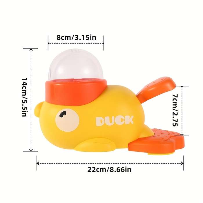 Pet Supplies Style Little Yellow Duck Feeder