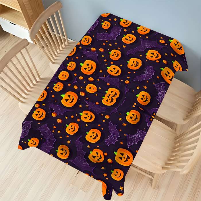 Halloween tablecloth decoration size 55.1 x 78.7in or 140 x 200cm