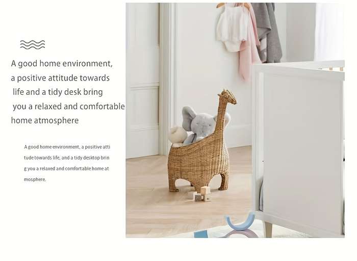 Storage And Organizationcolor Cartoon Storage Basket