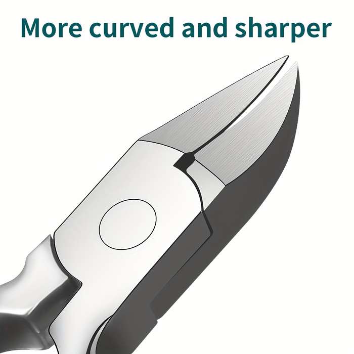 1pc Professional Thick Nail Clipper Set for Seniors Stainless Steel Odorless Toenail Care Ki