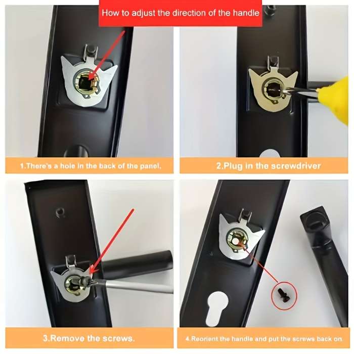 Lock Color Black Golden Model 1Pc