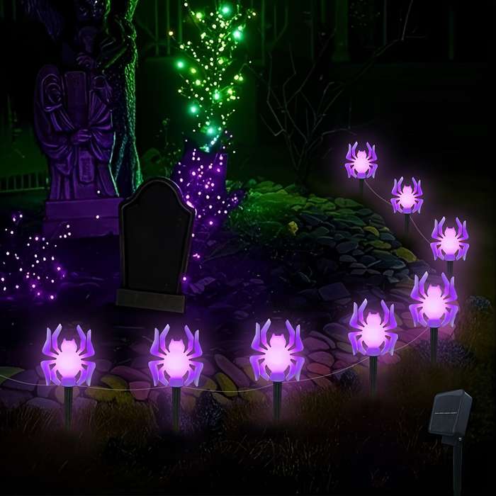Halloween Decorations Color Purple Light Quantity 8Pcs Set
