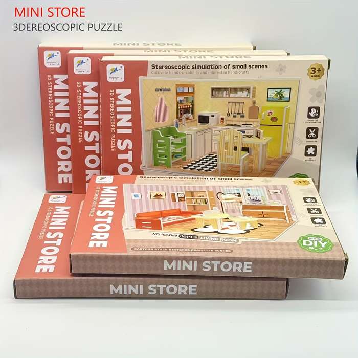 Building Toy Architectural Model Toy Set Style Kitchen Set 26Pcs