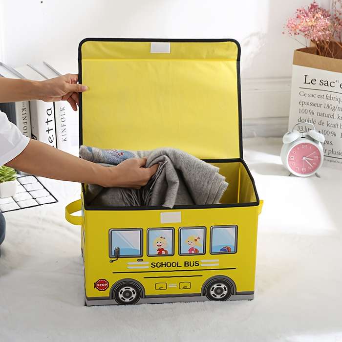 Storage And Organizationitems Blue School Bus