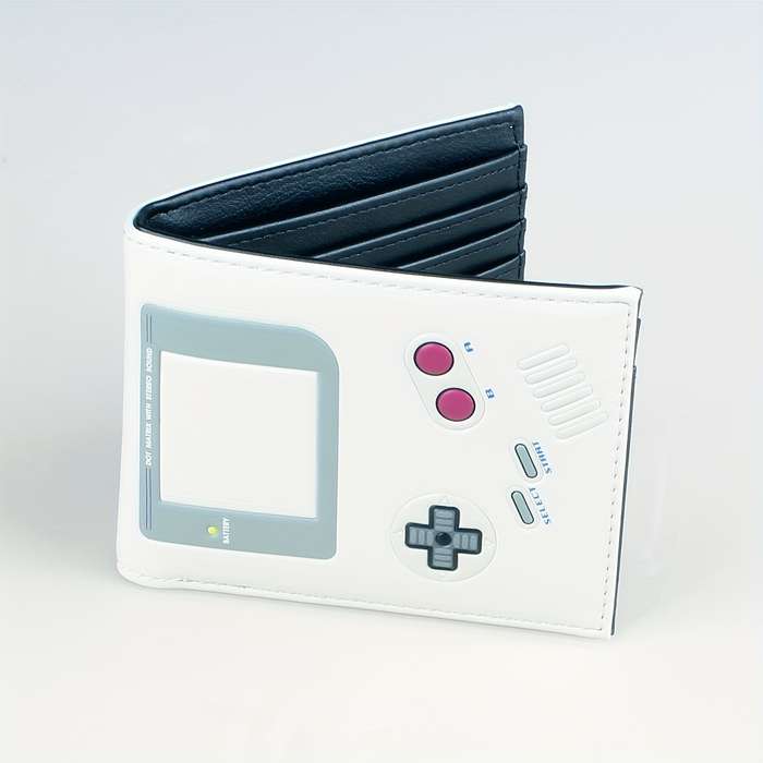 1pc Vintage-Style Game Console Wallet for MenHigh-Quality Faux Leather Unique Gift Idea