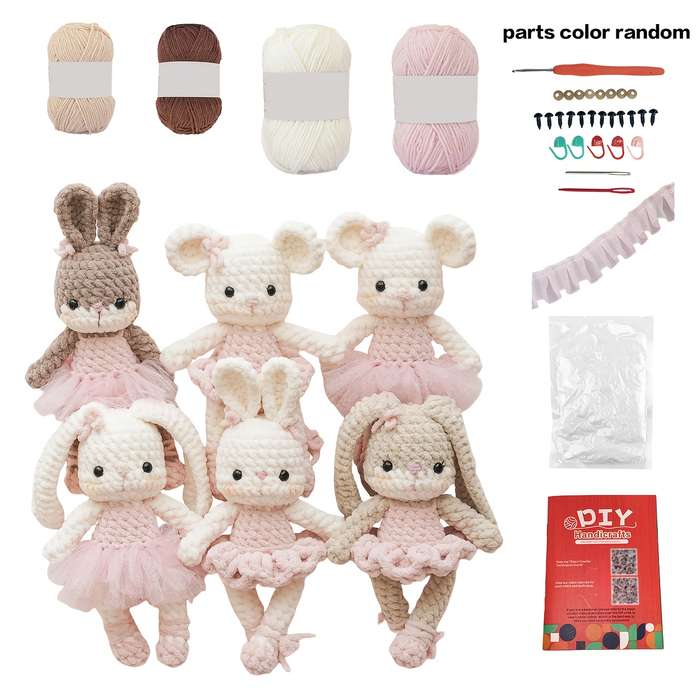 Toy Dolls Style Ballroom Bunny and Ballerina Mouse
