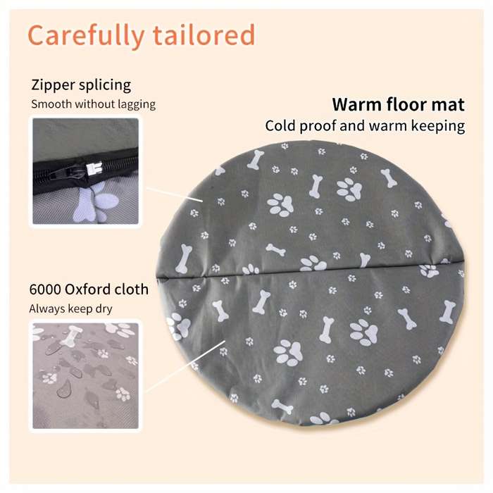 Pet supplies color grey size L 45x 41cm  17.72x 16.14in