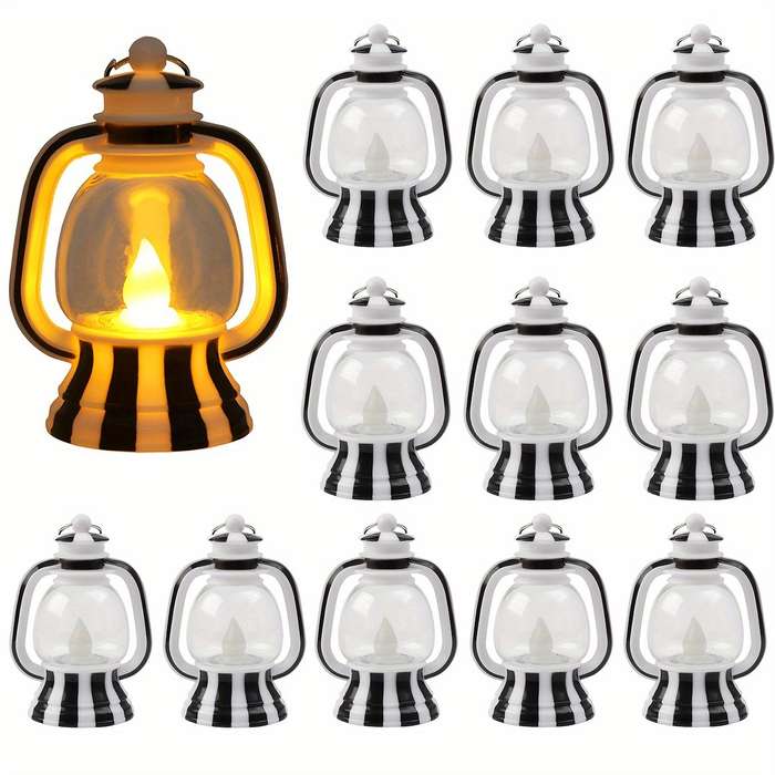 Halloween Decorations Color Black White Quantity 12Pcs