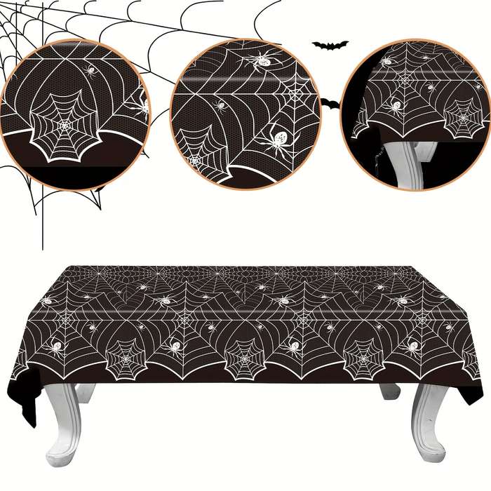 Halloween tablecloth decoration size One Size