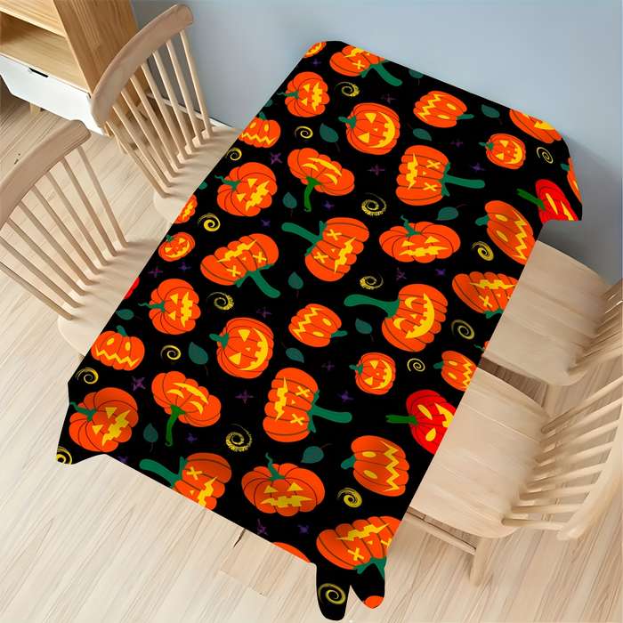 Halloween tablecloth decoration size 55.1 x 70.8in or 140 x 180cm
