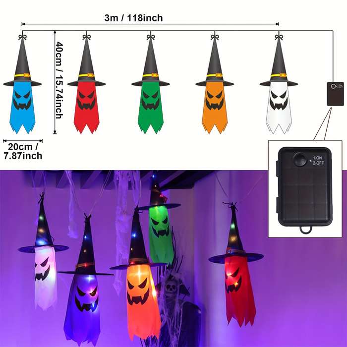Halloween Decorations Style A Colorful Ghost