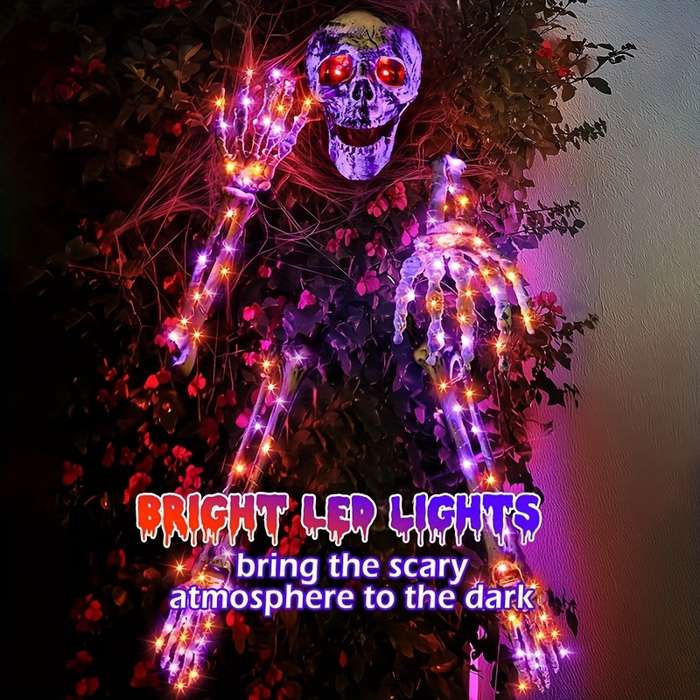 Halloween Decorations Color Purple Orange Light