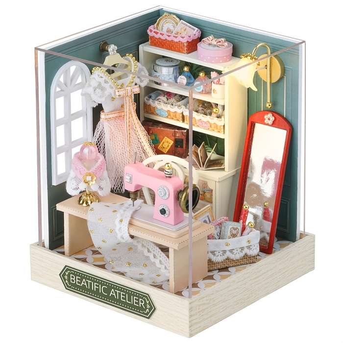 Building Toy Architectural Model Toy Set Style Coffee Time