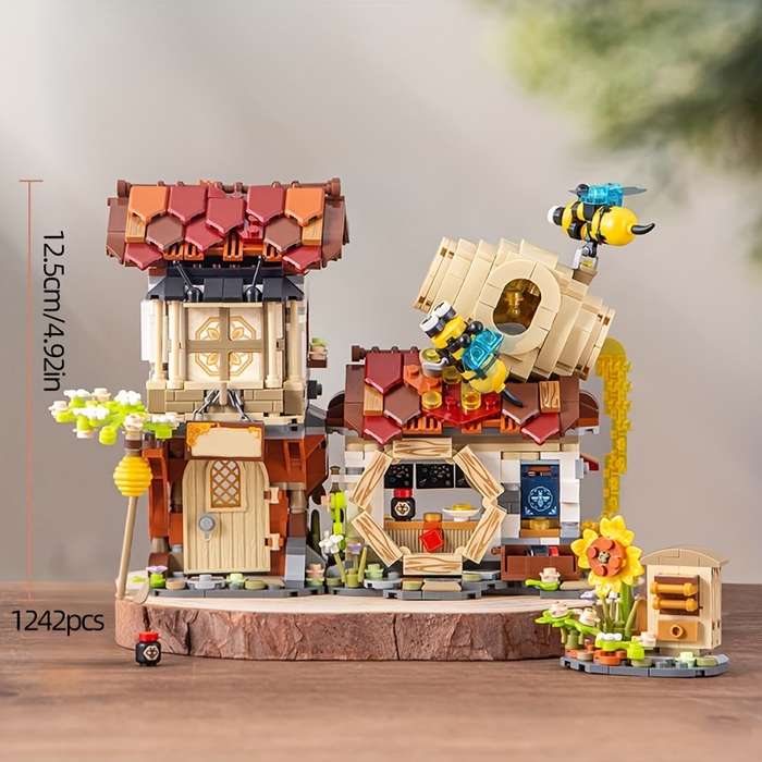 Building Toy Architectural Model Toy Set Style Honey Shop