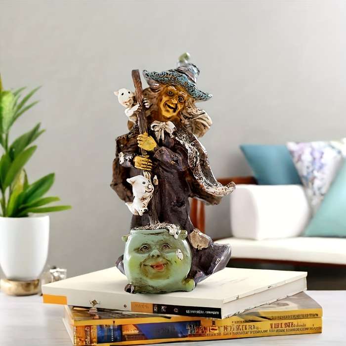 Halloween Decorations Style The Green Jar Witch