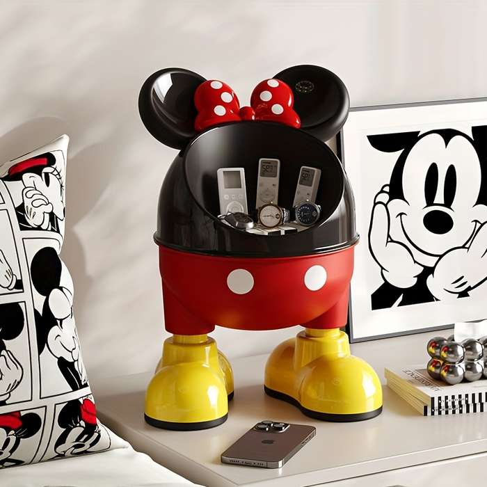 Storage And Organizationcolor 1Pc Black Mickey