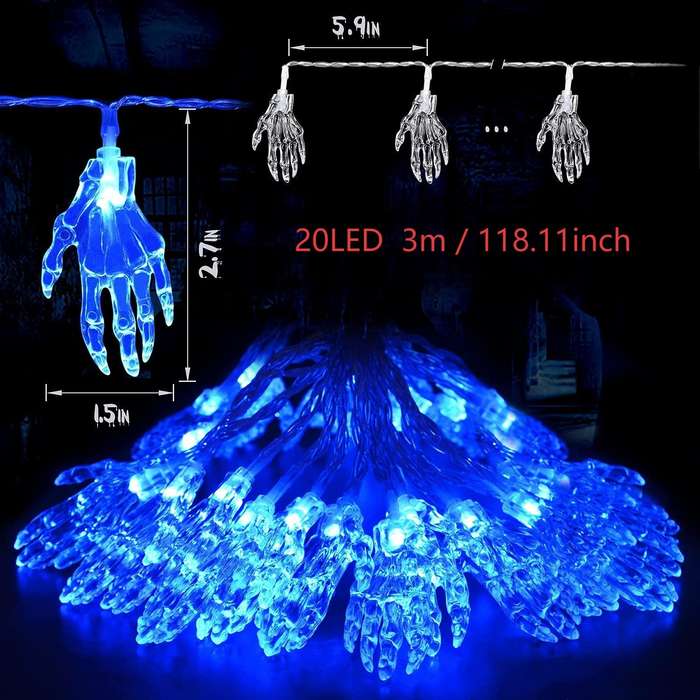 Halloween Decorations Color Green Light Quantity 20 Leds