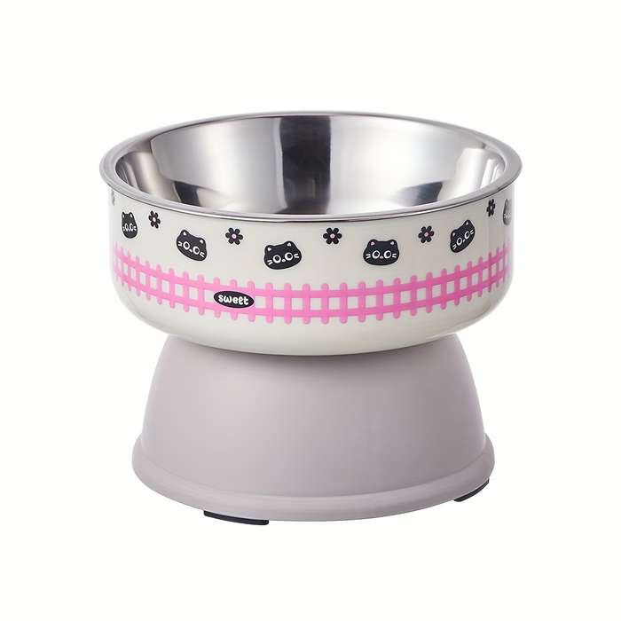 Pet Supplies Color Red Small Size Plastic Bowl
