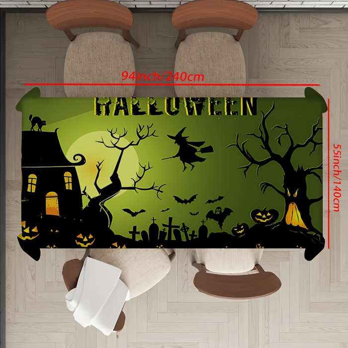 Halloween tablecloth decoration size 90x140cm or 35.4x55inch