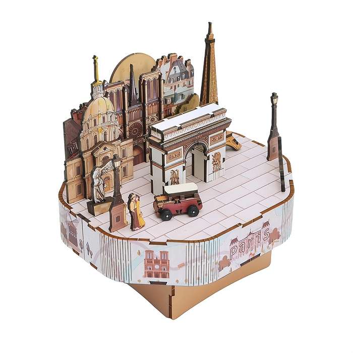 Building Toy Architectural Model Toy Set Items Paris