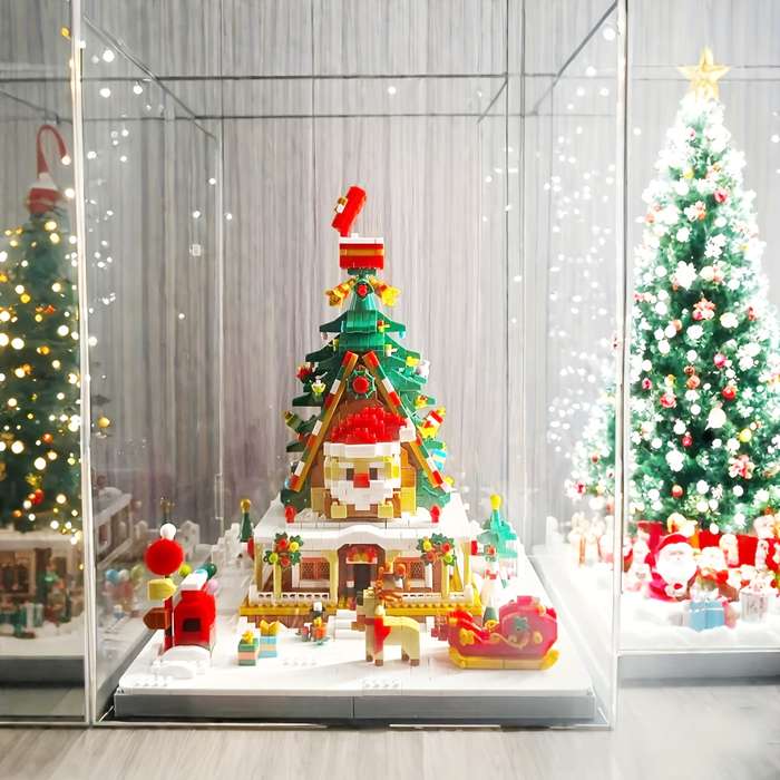 Building Toy Architectural Model Toy Set Model Large Christmas Castle  2500 Add  Pcs