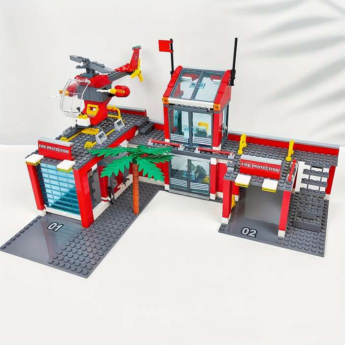 Building Toy Architectural Model Toy Set Items No. 07  758 Pieces