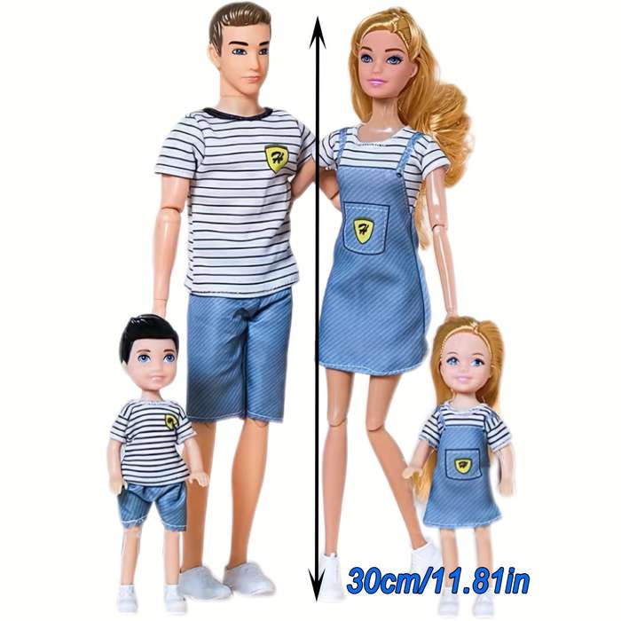 Toy Dolls Items A family of four