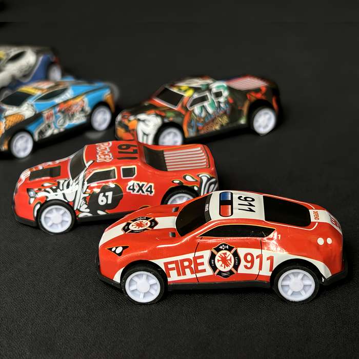 Storage And Organizationcolor 50Pcs Model Cars With Large Storage Box