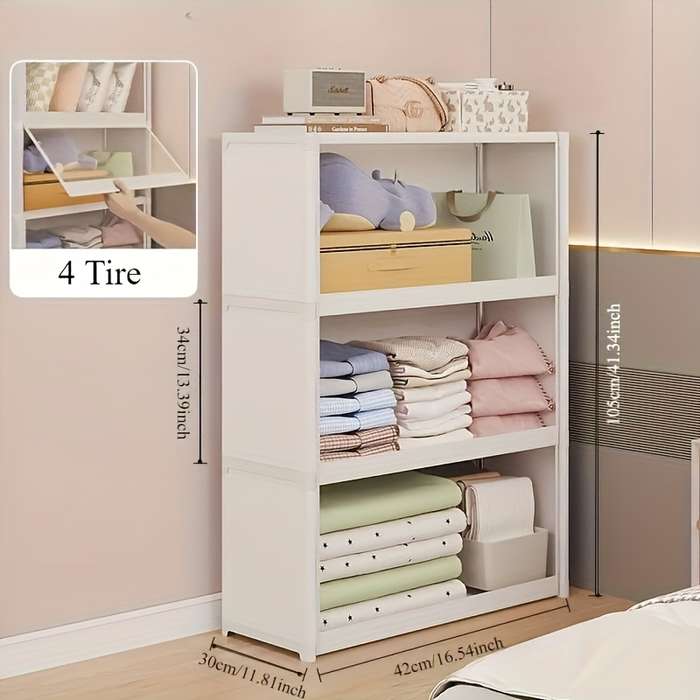 Storage And Organizationcolor White 4 Layers Model Siceng 06