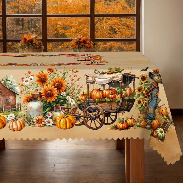 Halloween tablecloth decoration size 60x86in 152x218cm or Rectangle