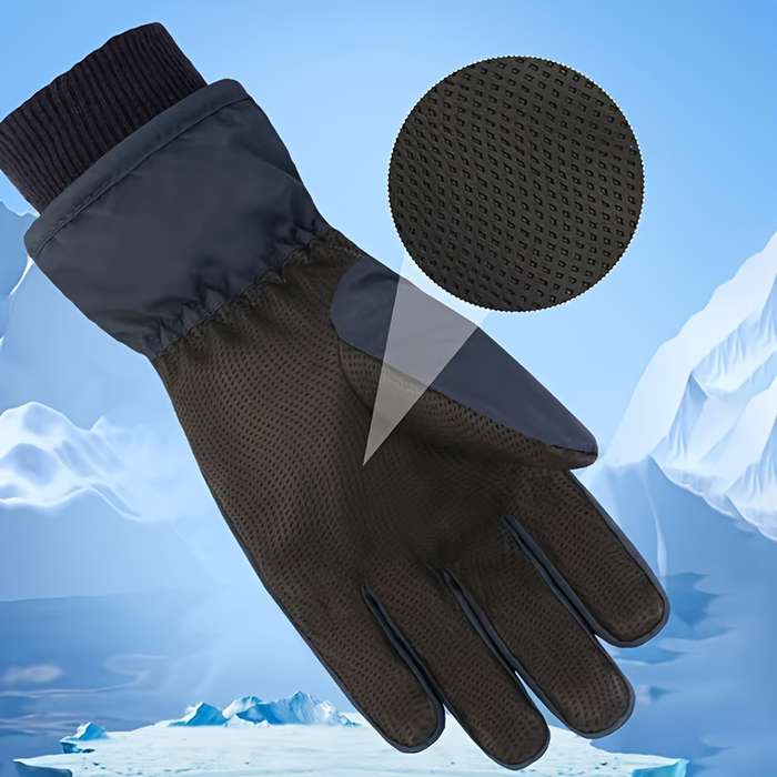 Winter Gloves Color Grey