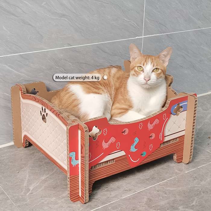 Pet Supplies Color Red Single Bed Size 410X400X240Mm