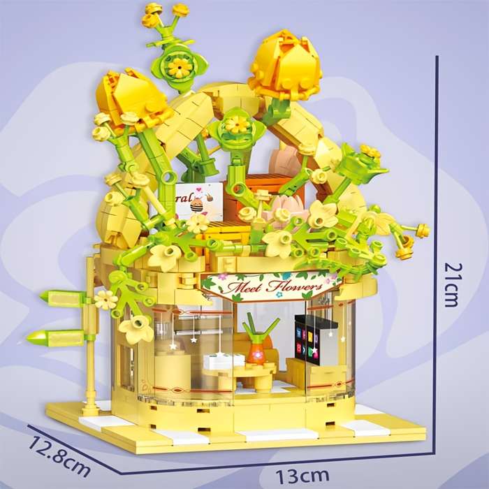 Building Toy Architectural Model Toy Set Style Greenhouse