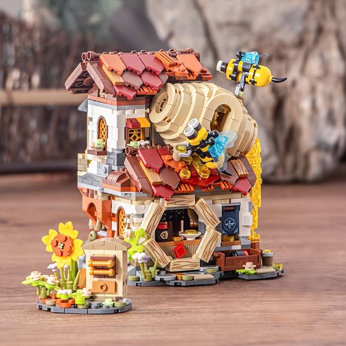 Building Toy Architectural Model Toy Set Style Honey Shop