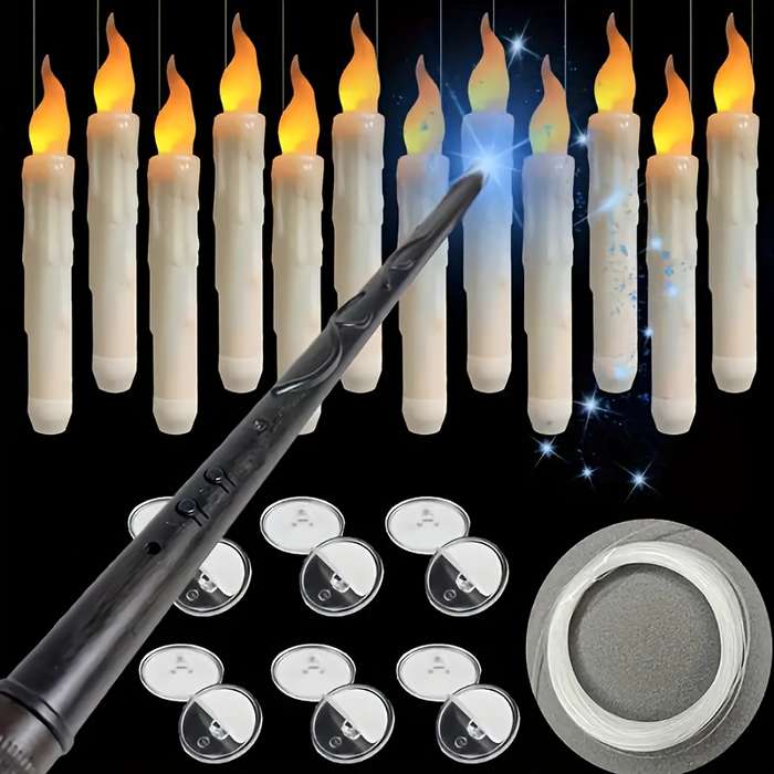 Halloween Decorations Model Halloween Hanging Candle Lamps Quantity 12Pcs