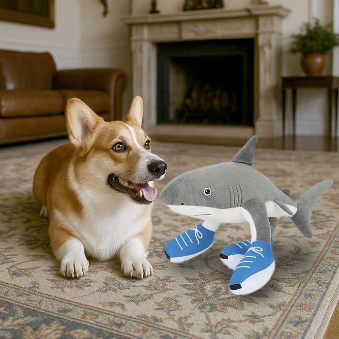 Toy Doll Style Wear Shoes Sharks