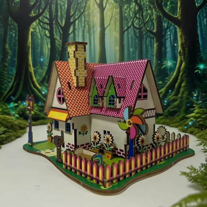 Building Toy Architectural Model Toy Set Quantity Sunflower Manor