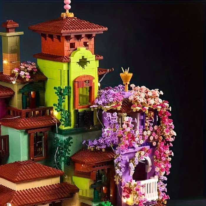 Building Toy Architectural Model Toy Set Style Magic Fairy Flower House