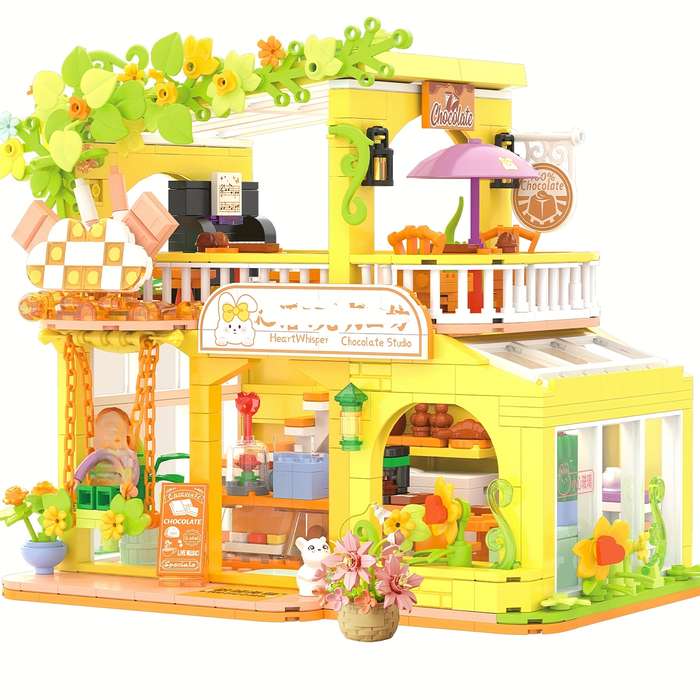 Building Toy Architectural Model Toy Set Style Without Box