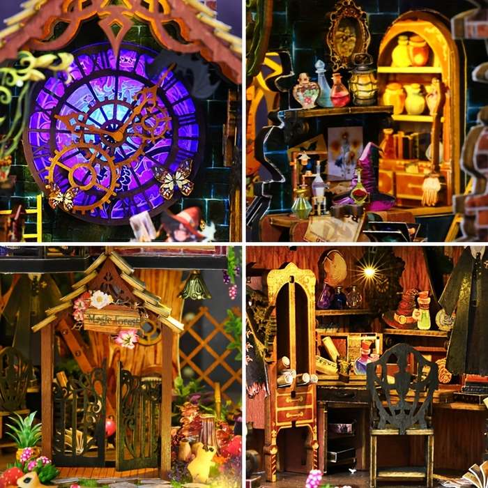 Building Toy Architectural Model Toy Set Style Magic Forest