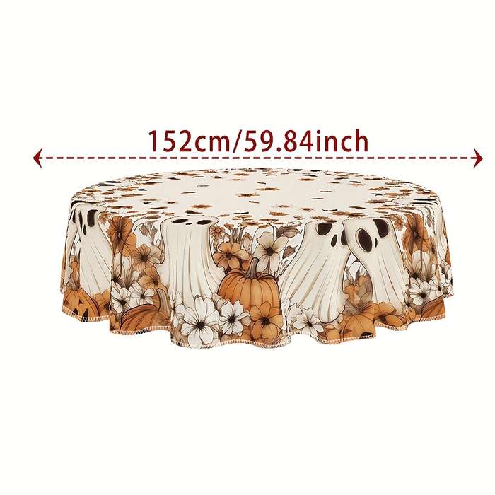 Halloween tablecloth decoration size Rectangular Table 60 x 86in or 152 x 220cm
