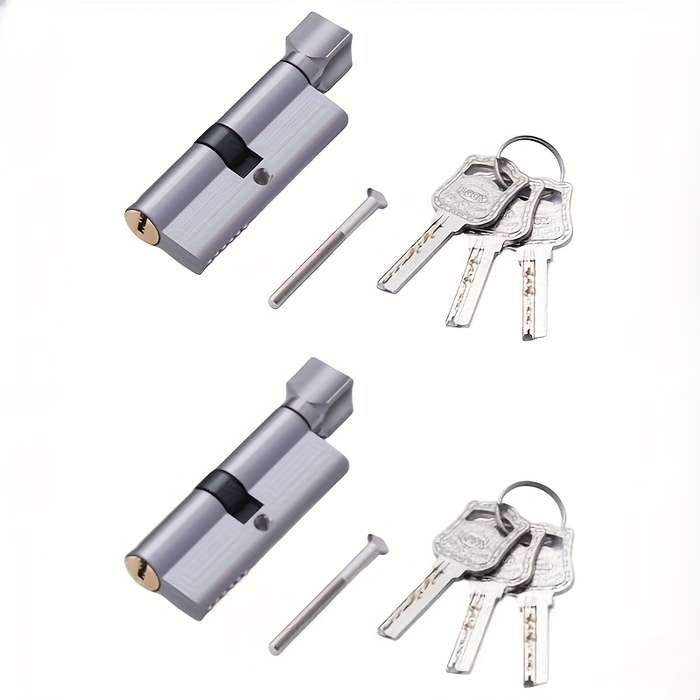 Lock Color Stainless Steel Color Size 2Pcs
