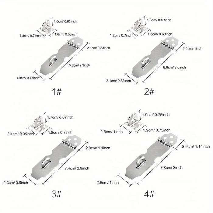 Lock Size 11Cm 4.3 Inch   Quantity 3Pcs