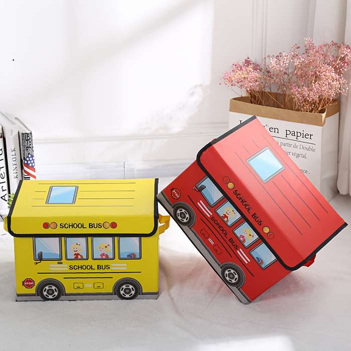 Storage And Organizationitems Blue School Bus