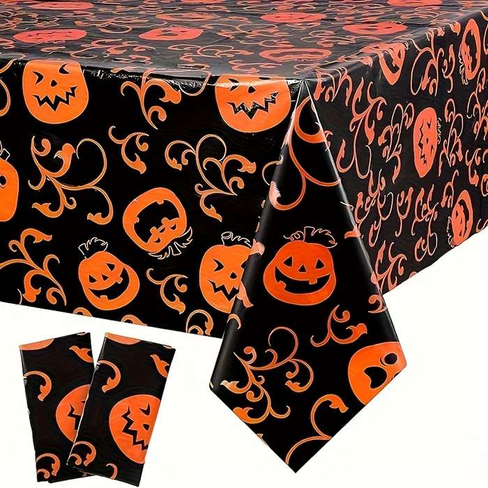 Halloween tablecloth decoration Quantity 2pcs