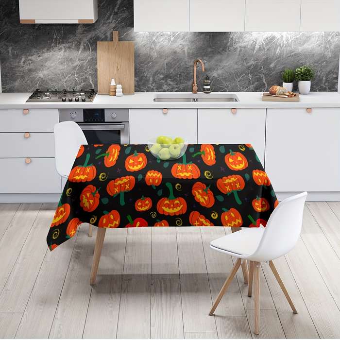 Halloween tablecloth decoration size 55.1 x 70.8in or 140 x 180cm