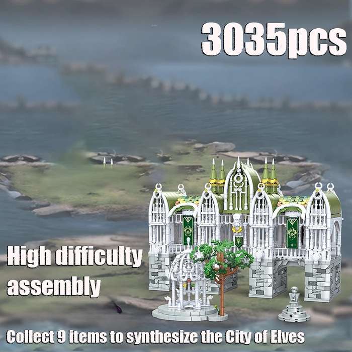 Building Toy Architectural Model Toy Set Model Bk 33243 7140Pcs