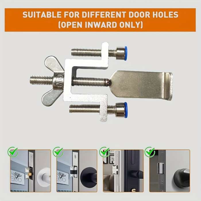 Lock Color Silvery  1Pc